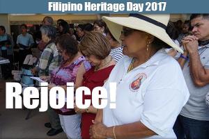 Rejoice! Filipino Heritage Day 2017